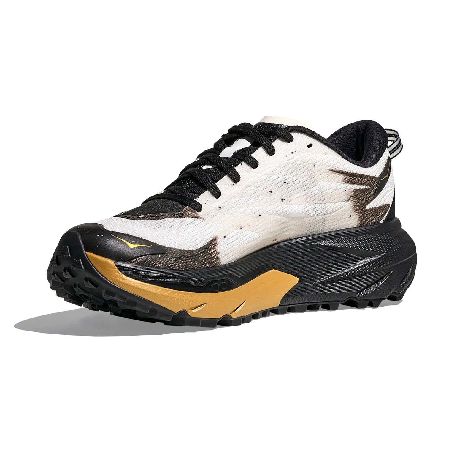 Women's Mafate 5 Koshi Tan-Tan Trail Running Shoes Black / Gold