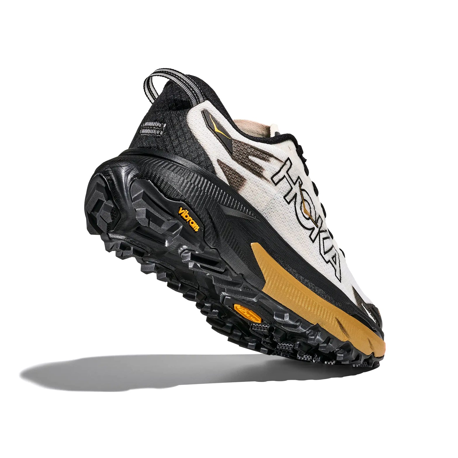 Women's Mafate 5 Koshi Tan-Tan Trail Running Shoes Black / Gold