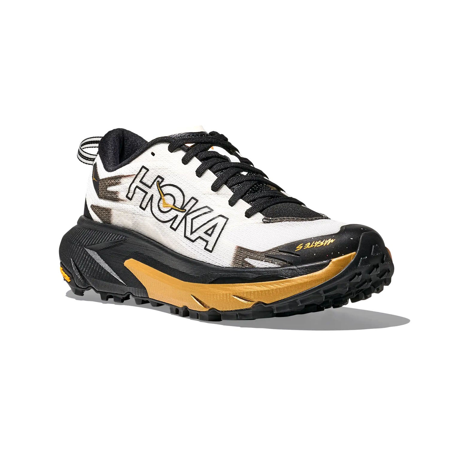 Women's Mafate 5 Koshi Tan-Tan Trail Running Shoes Black / Gold
