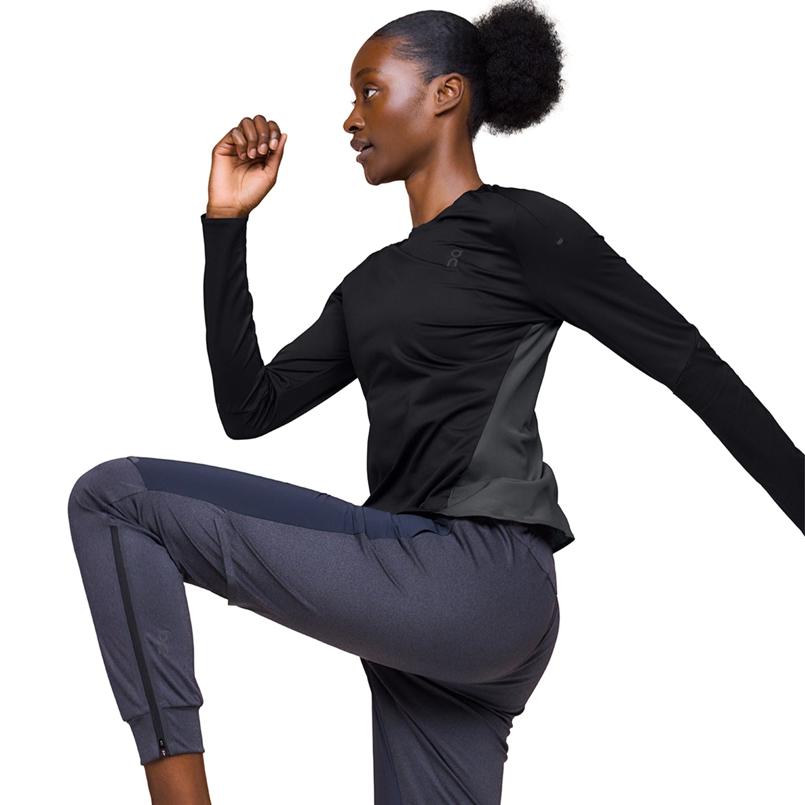 Women's Performance Long-T Black / Eclipse