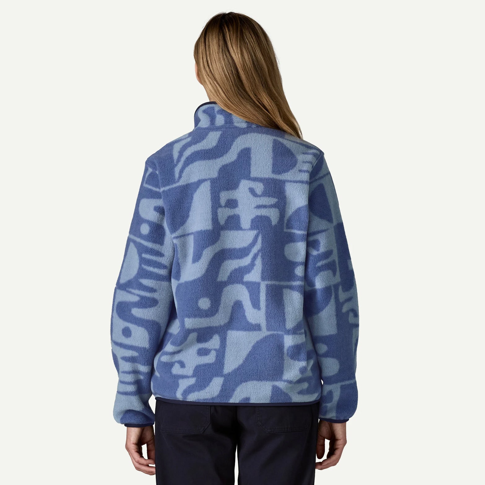 Women's Synchilla Snap-T Fleece Pullover Mother Tree / Barnacle Blue
