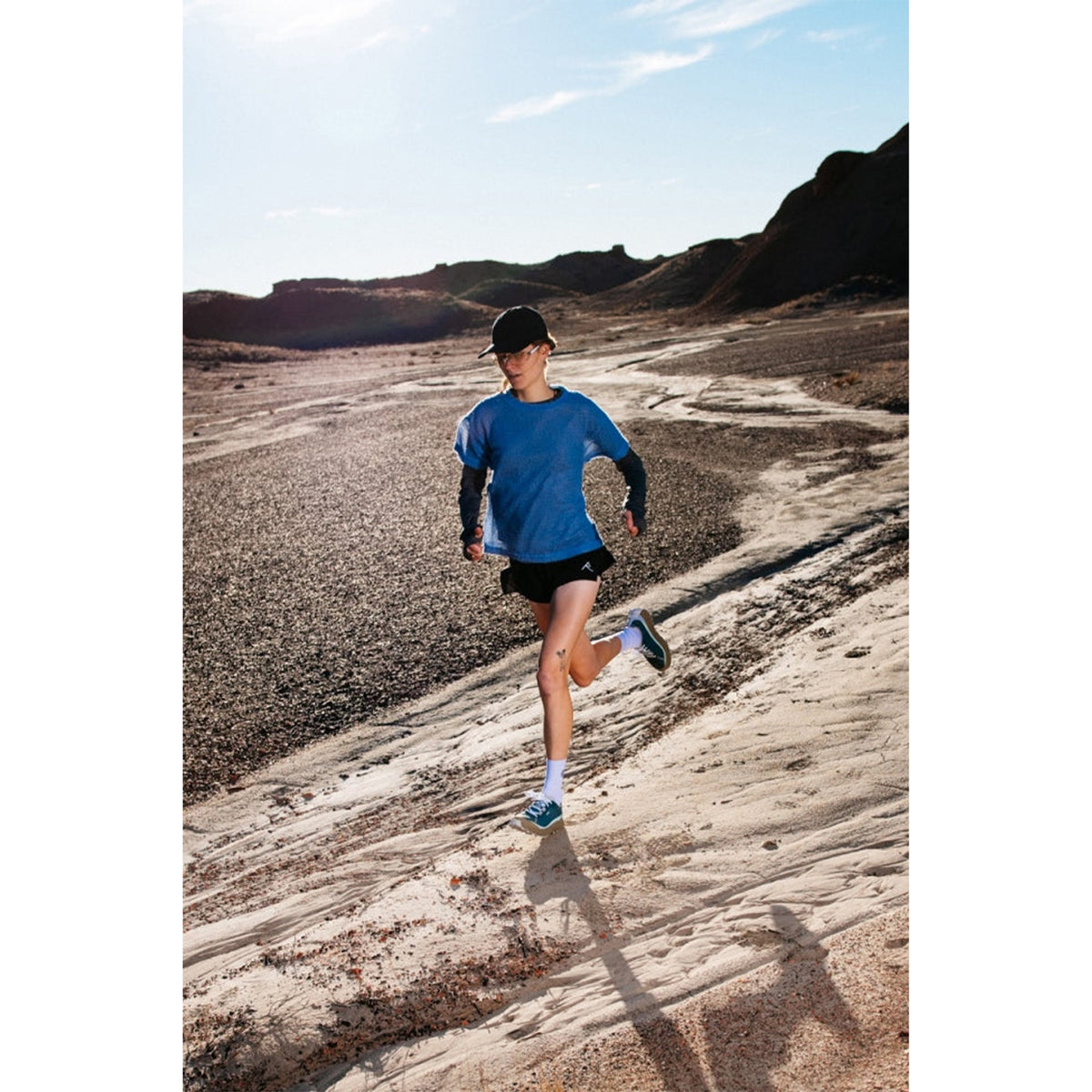 norda 001A Trail Running Shoes Horizon worn by runner in motion showing ultra-distance trail running performance and Vibram Mega Grip traction