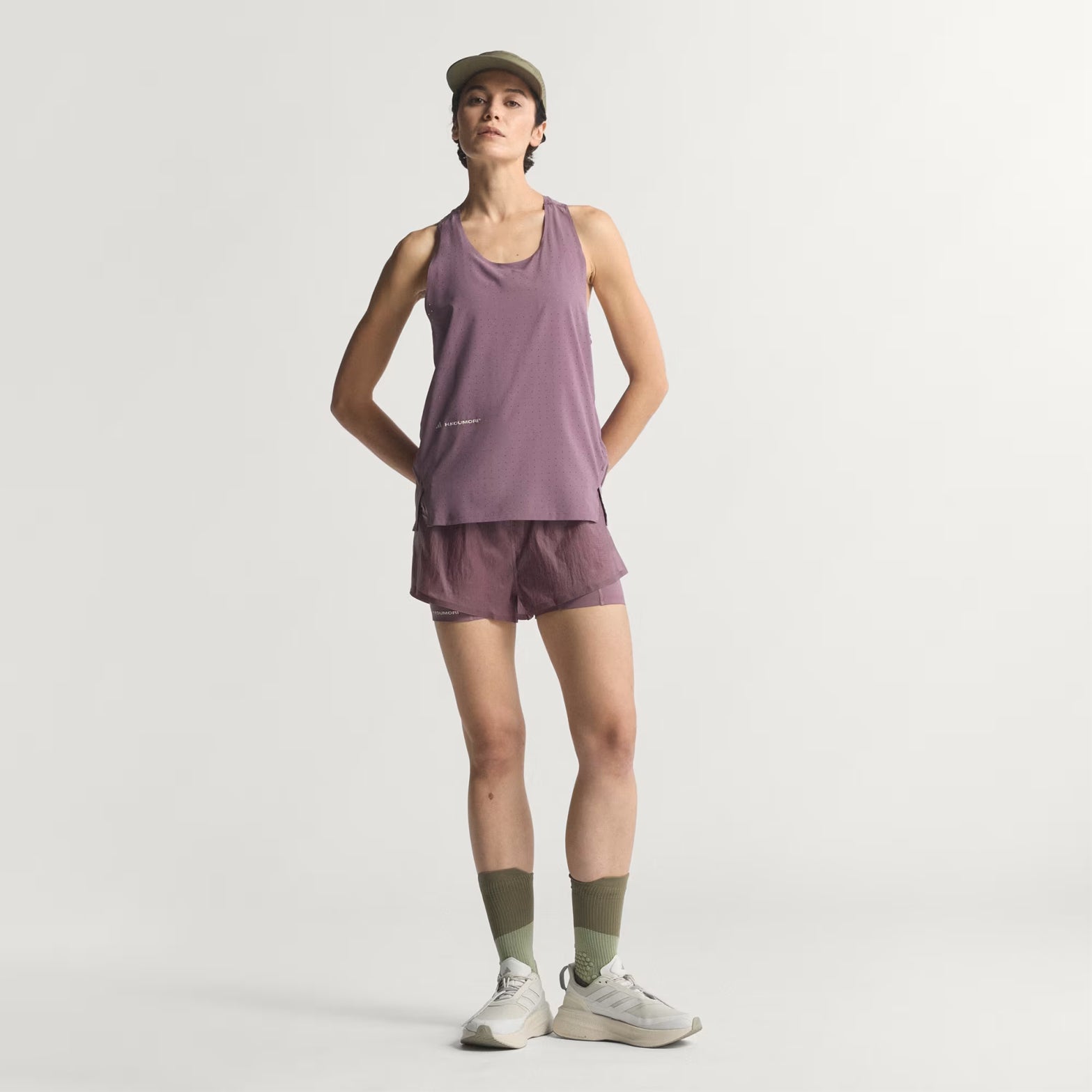 Women's Adi365 H.Koumori Running Tank Shadow Fig