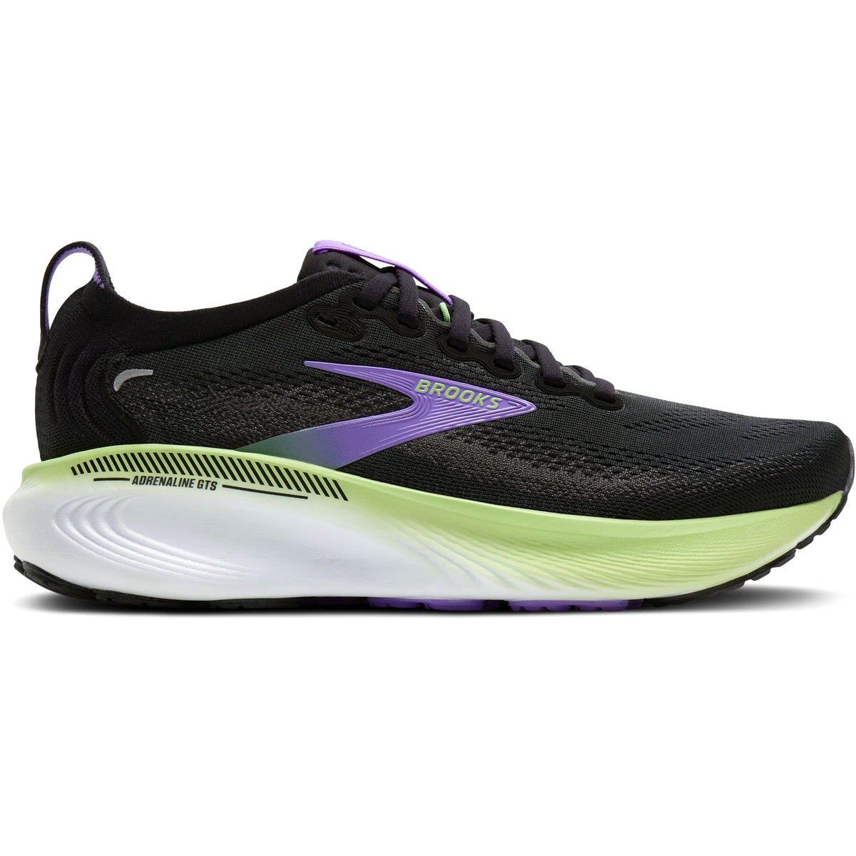 Women's Adrenaline GTS 25 Running Shoes Black / Blackened Pearl / Purple