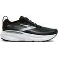 Women’s Adrenaline GTS 25 Running Shoes Black / Grey / White with a thick white midsole and a black mesh upper.