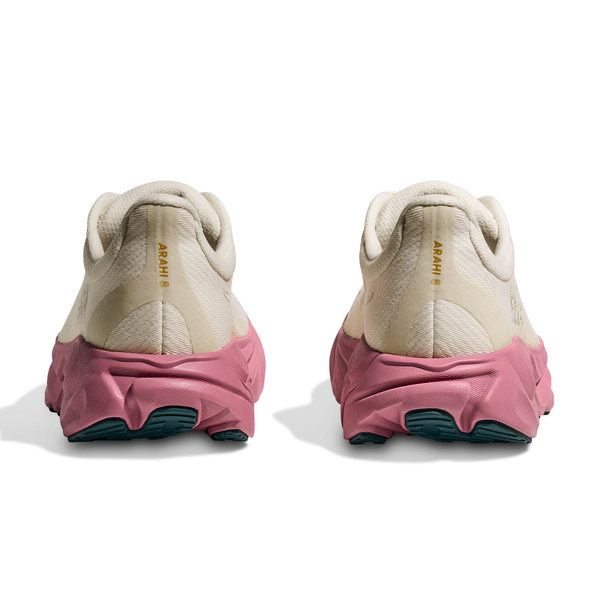 Women's Arahi 8 Wide Fit Running Shoes Alabaster / Lingonberry - Achilles Heel