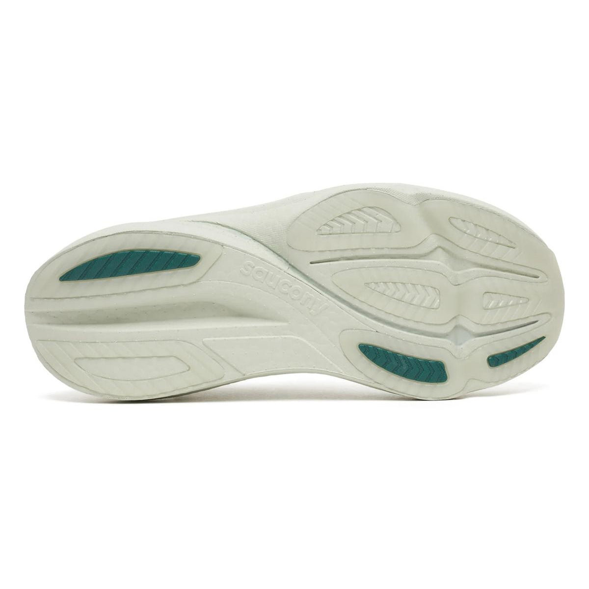 Women's Saucony Endorphin Azura Running Shoes Cast sole view displaying XT-900 carbon rubber outsole with strategic placement for reliable grip and durability in high-wear zones