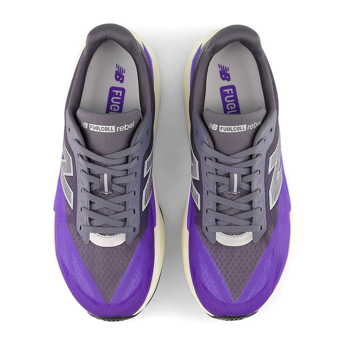 Women's FuelCell Rebel v5 Running Shoes Electric Indigo / Truffle Salt / Silver Metallic - Achilles Heel