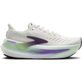 Brooks Glycerin Max 2 women's running shoe in Bluewash / Purple Hebe / Green — outer view showing bluewash engineered mesh upper with purple hebe and green accent detailing and nitrogen-infused DNA TUNED foam midsole profile