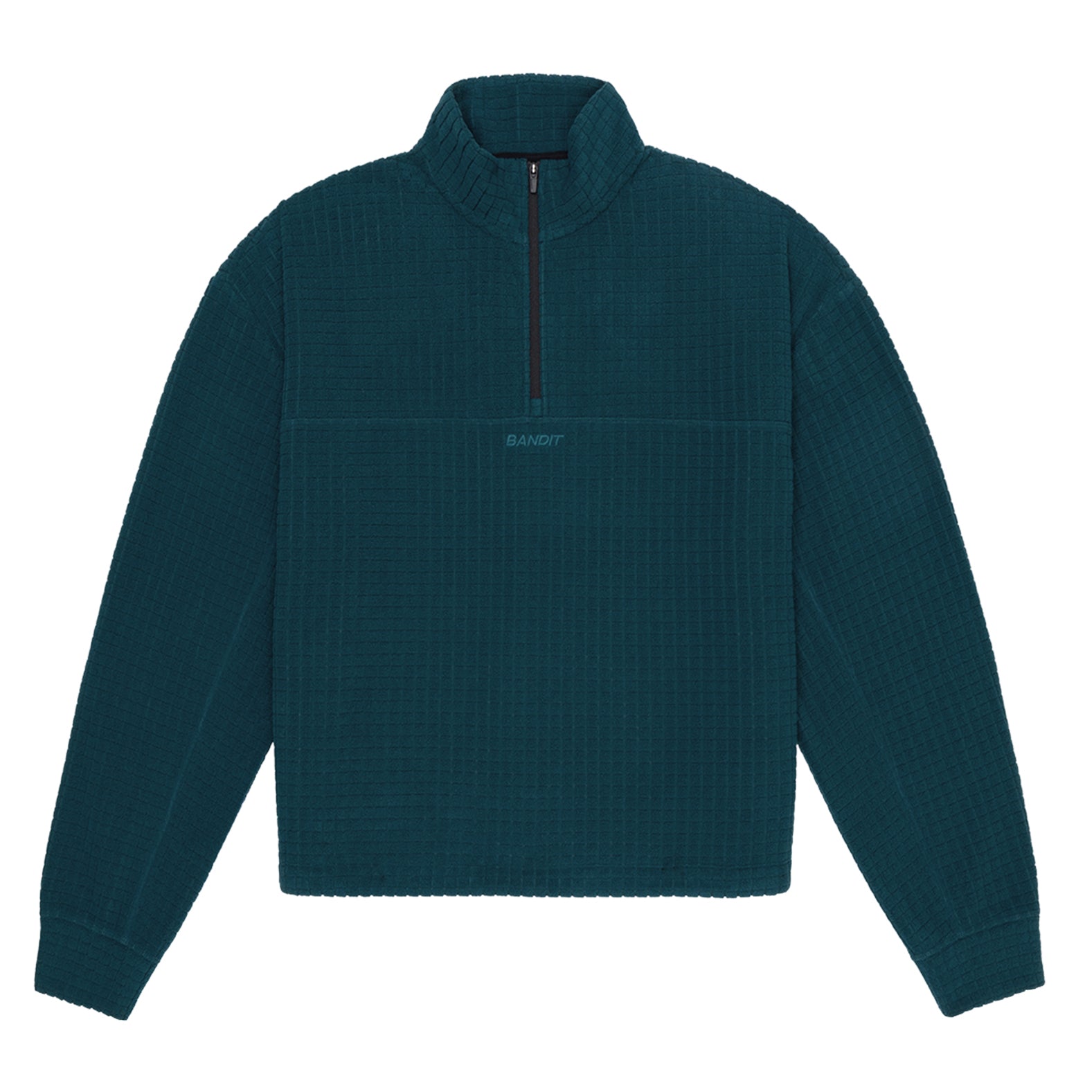 Women's MacroSoft Grid Quarter Zip Top Storm - Achilles Heel