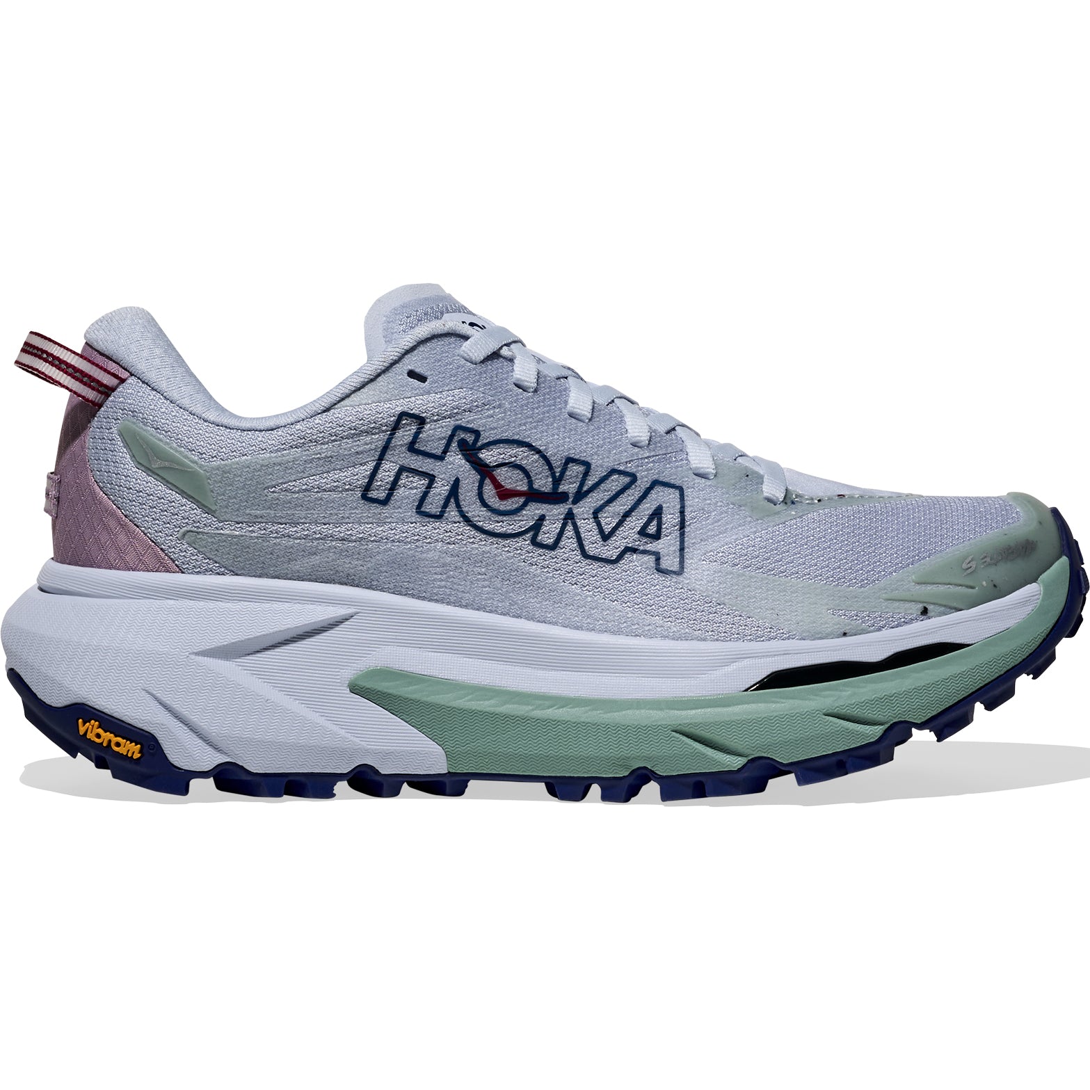 Women's Mafate 5 Trail Running Shoes Ambient Blue / Rosemary - Achilles Heel