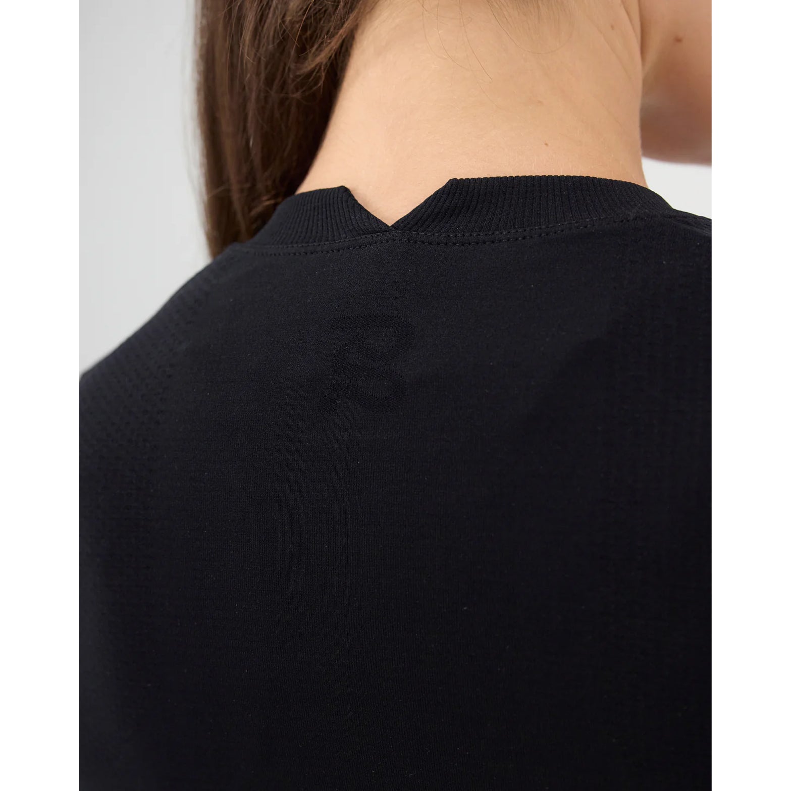 Women's Mercury Seamless Top Cropped Black - Achilles Heel