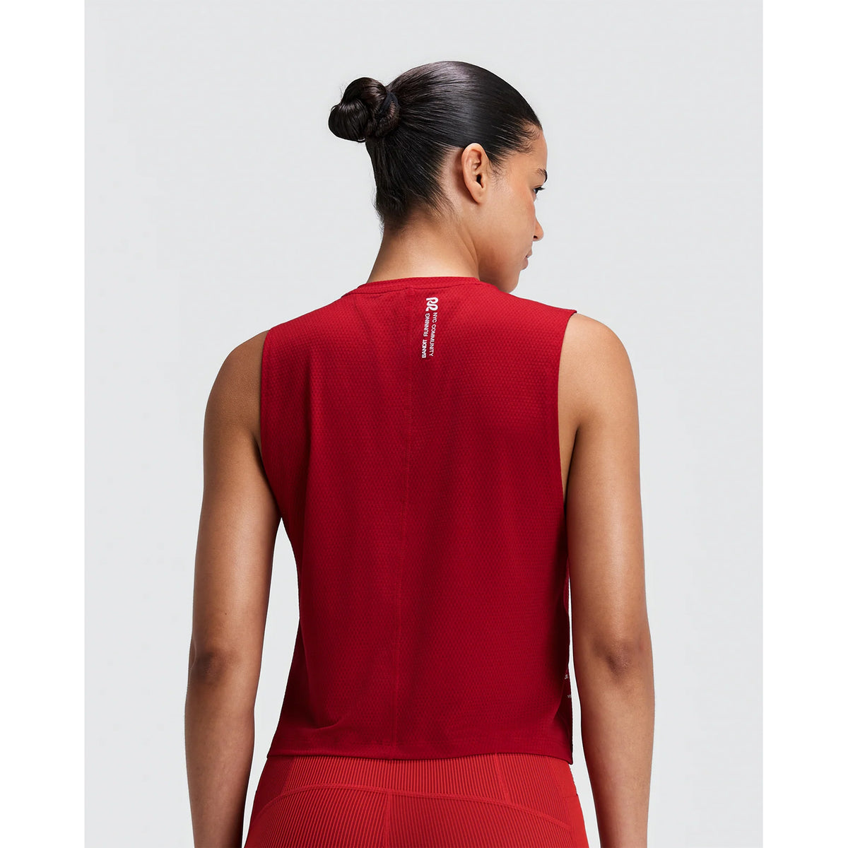 Women's Micromesh Run Tank Oxide Red