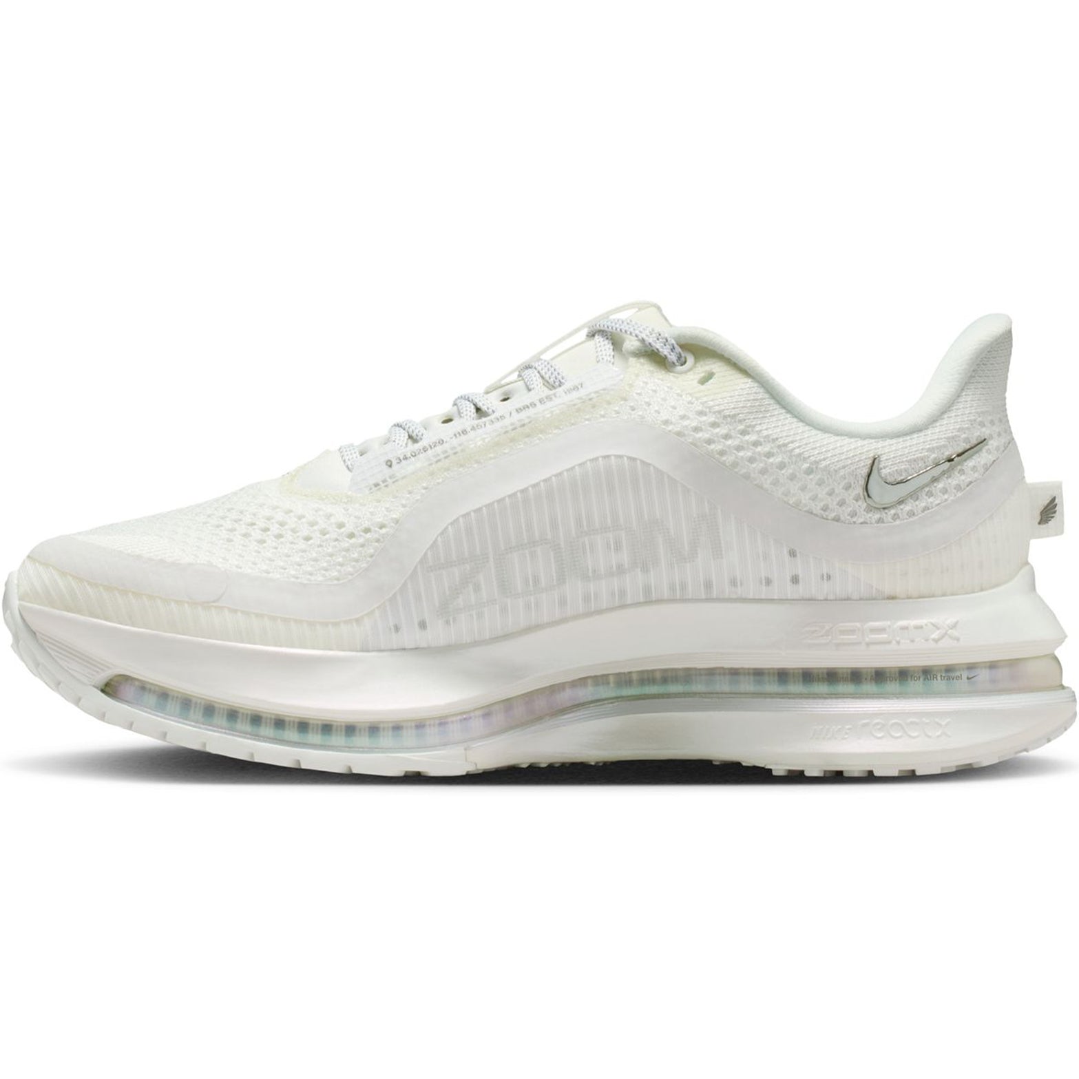 Women's Pegasus Premium ESS Running Shoes Summit White / Pure Platinum - Achilles Heel
