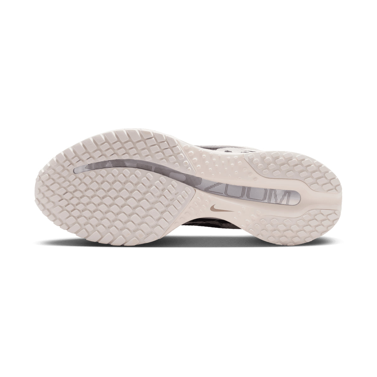 Nike Pegasus Premium SE women's running shoe in Phantom / Anthracite / Pencil Point — outsole view showing modified Waffle tread pattern with high-abrasion rubber