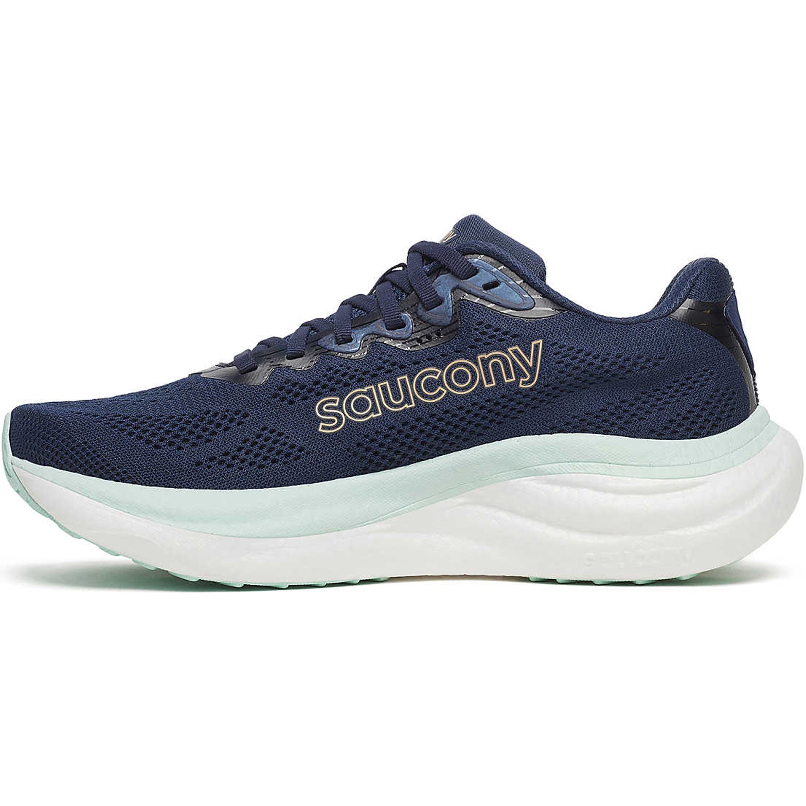 Women's Ride 19 Running Shoes Navy / Aqua - Achilles Heel