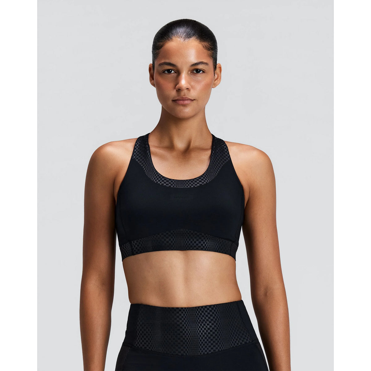 Women's Stamina-V Threshold Run Bra Black