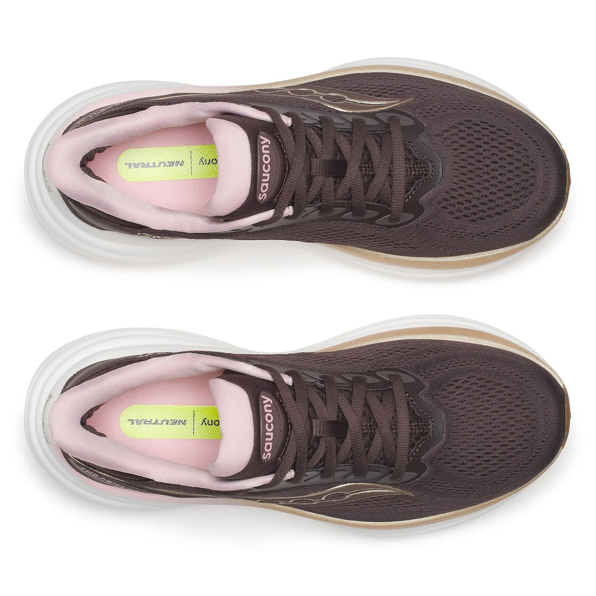 Women's Saucony Triumph 24 Running Shoes Torte Touch top view showing breathable comfort mesh upper with plush secure fit for comfortable high-mileage training