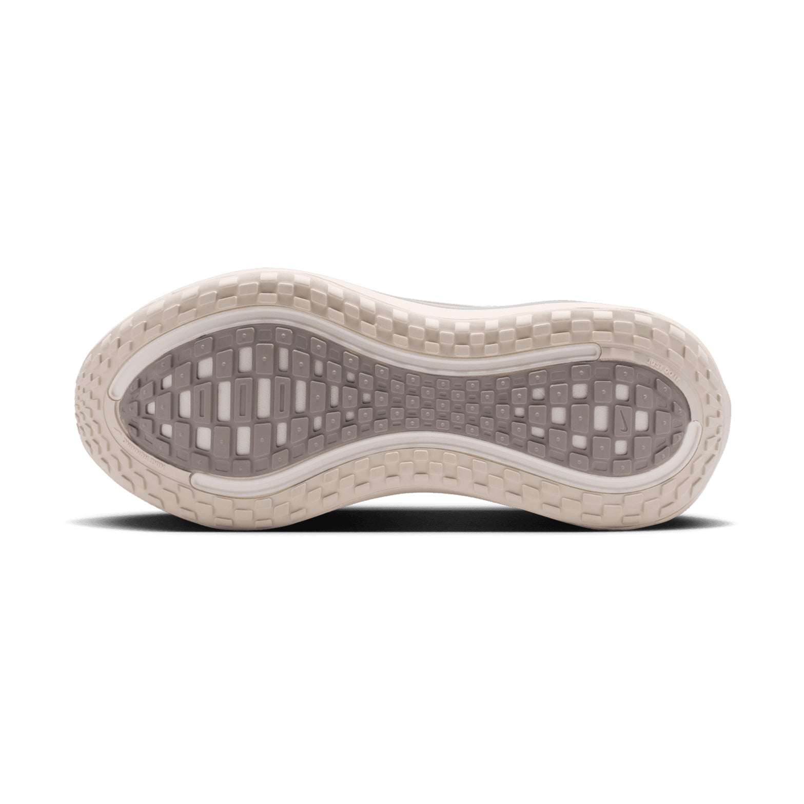 Women's Nike Vomero Plus SE Running Shoes Phantom Pencil Point Anthracite sole view displaying durable rubber outsole with road traction pattern