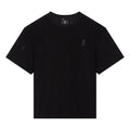 Women's On Zero-T Breathe Black front product view showing ultralight functional jacquard construction with On DryTec moisture-wicking fabric and minimalist design