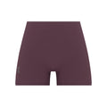 omen's On Zero Short Tights Urchin front product view showing lightweight technical fabric with expressive On athlete-inspired graphic and premium waistband construction