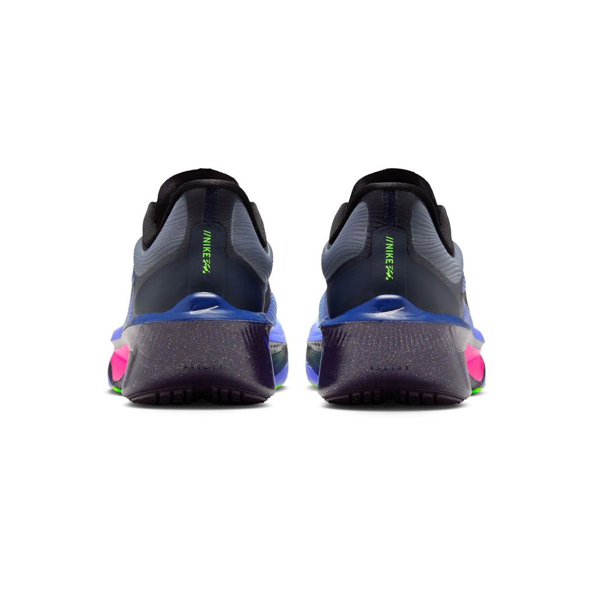 Women's Zoom Fly 6 GLAM Running Shoes Dark Obsidian / Black / Racer Blue - Achilles Heel