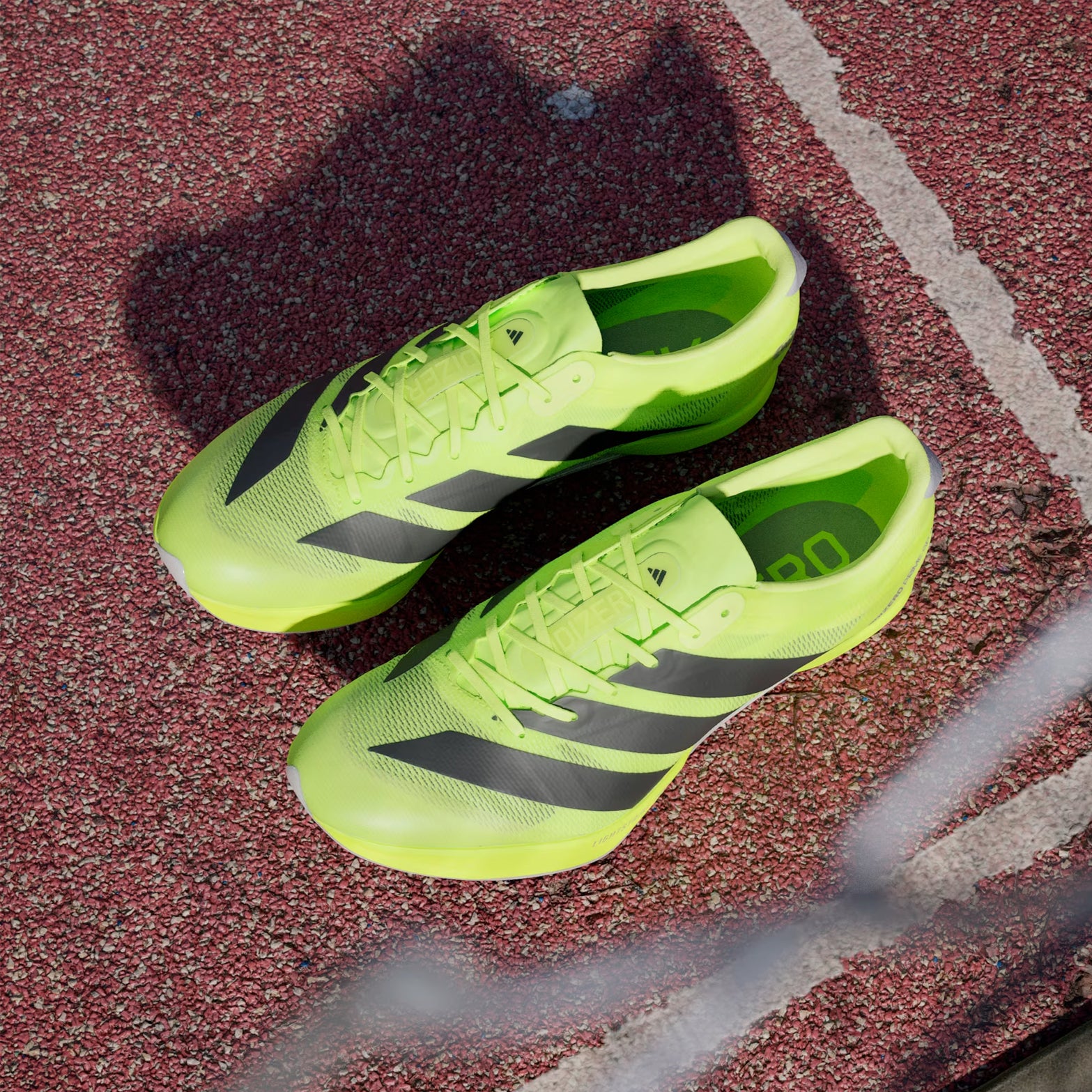 Adizero Prime SP4 Running Spikes Lucid Lemon / Core Black / Silver Metallic - Achilles Heel