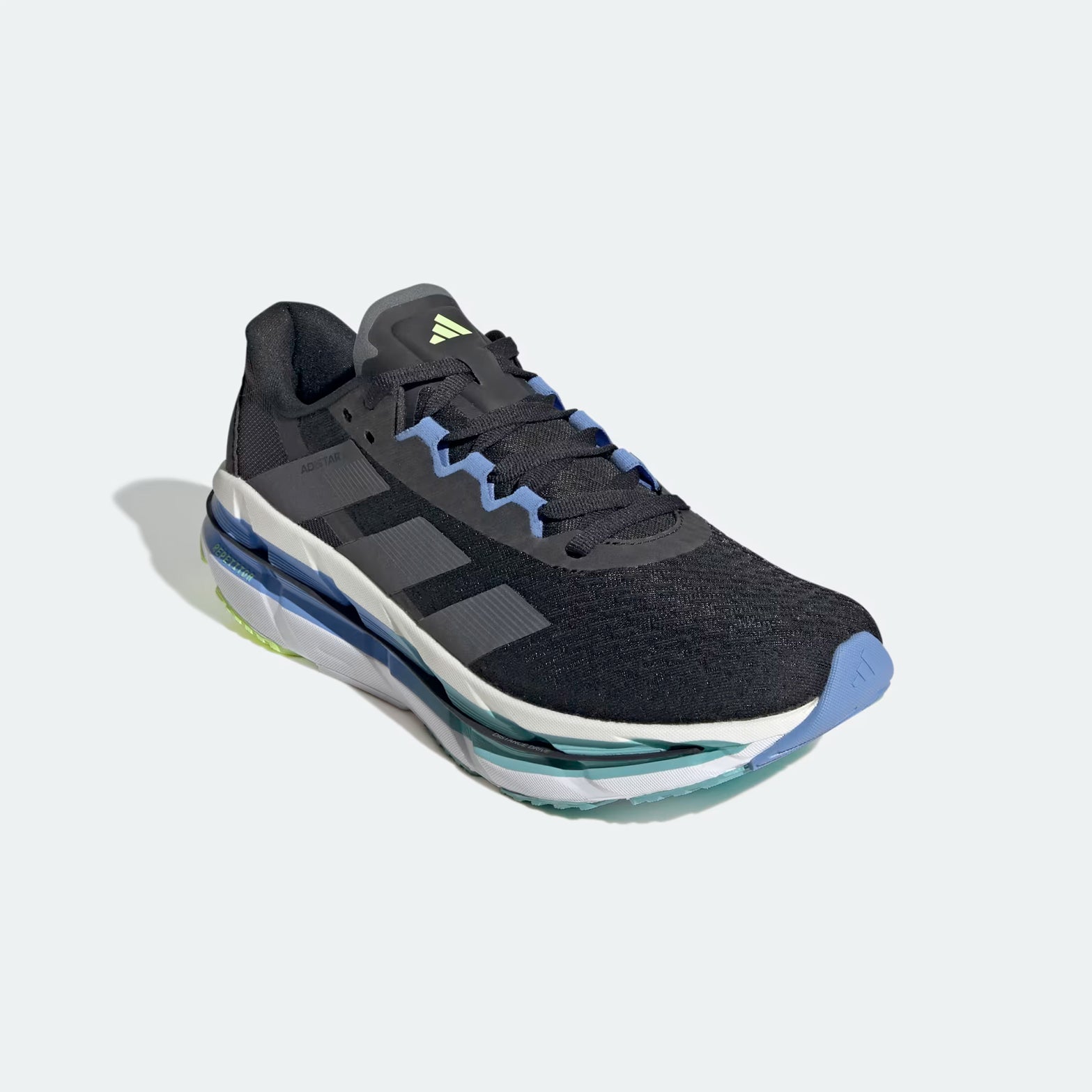 Men's Adistar BYD Running Shoes Core Black / Grey Five / Blue Fusion - Achilles Heel