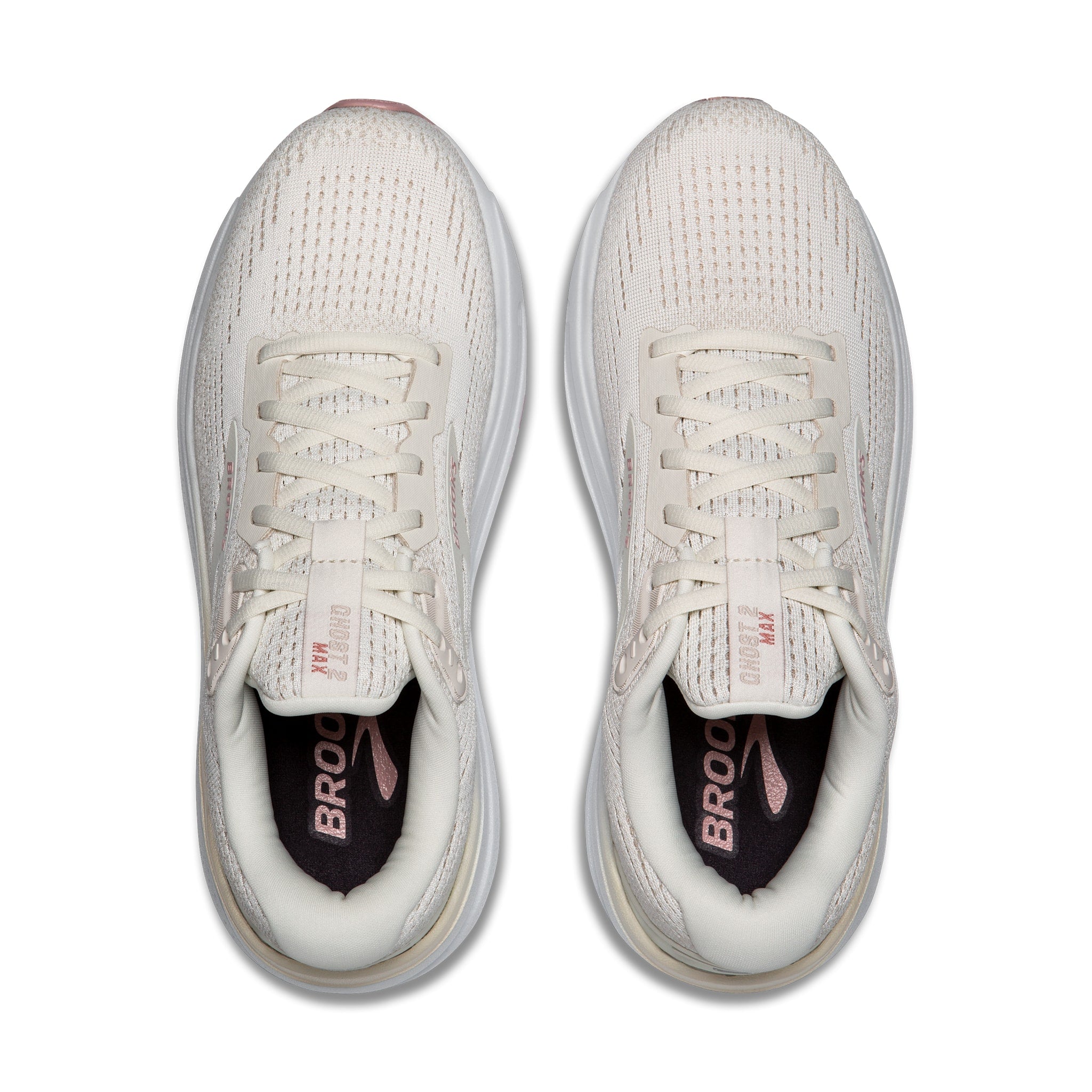 Brooks Women's Ghost Max 2 Coconut Milk / Gray / Zephyr - Achilles Heel