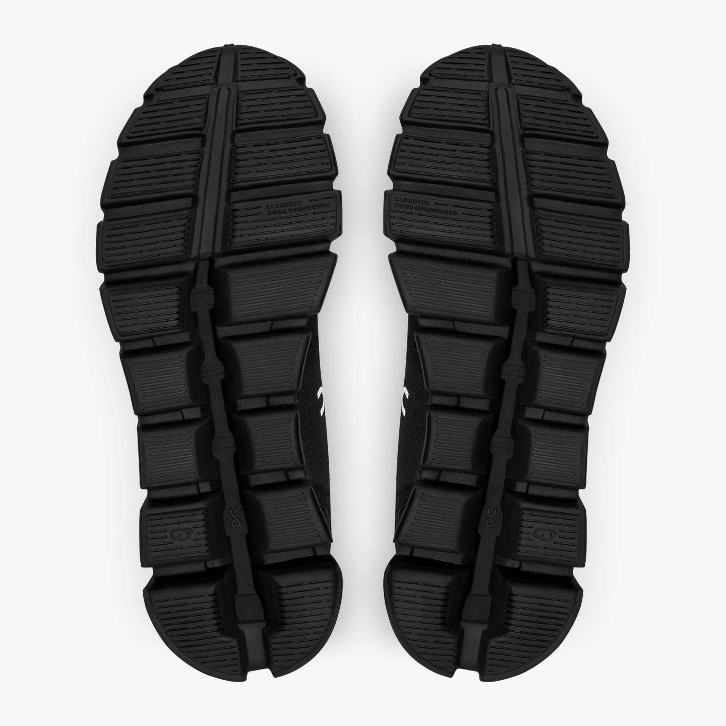 On Men's Cloud 5 Waterproof Running Shoes All Black - Achilles Heel