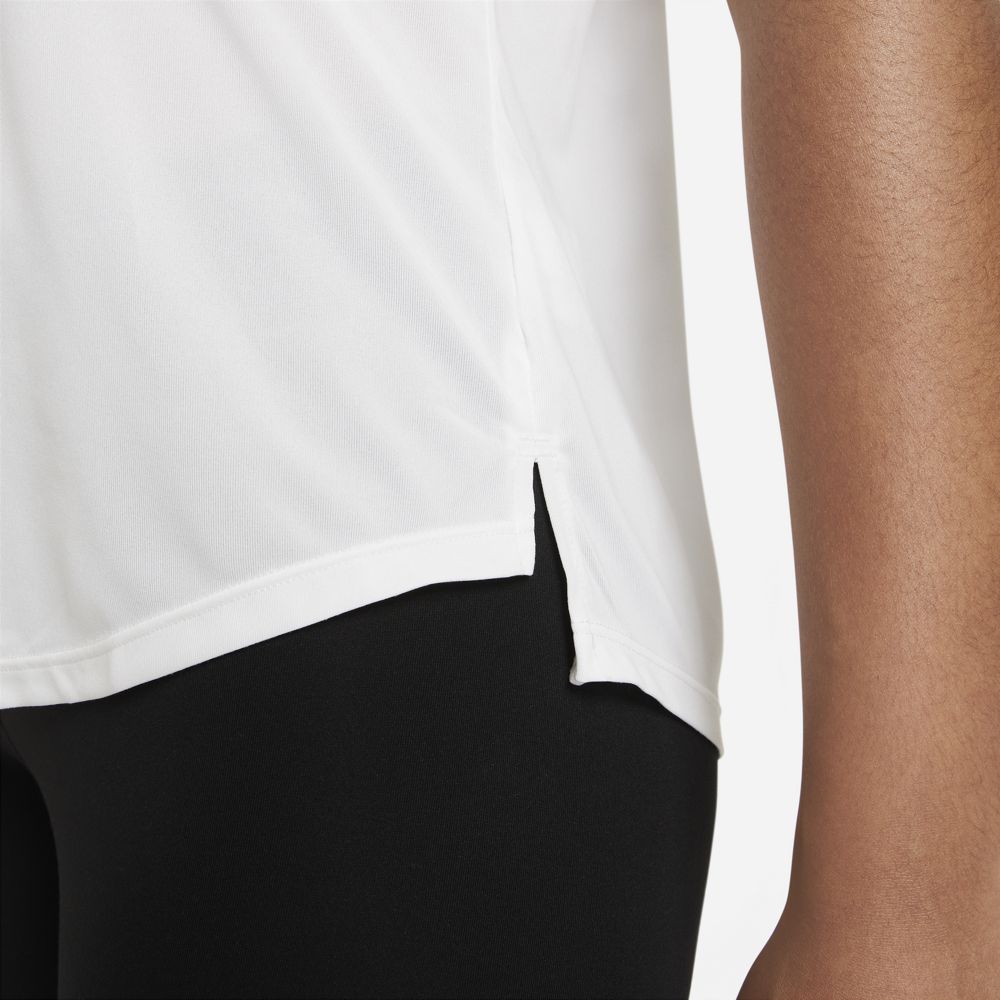 Nike Women's Dri-FIT One Tee White / Black - Achilles Heel