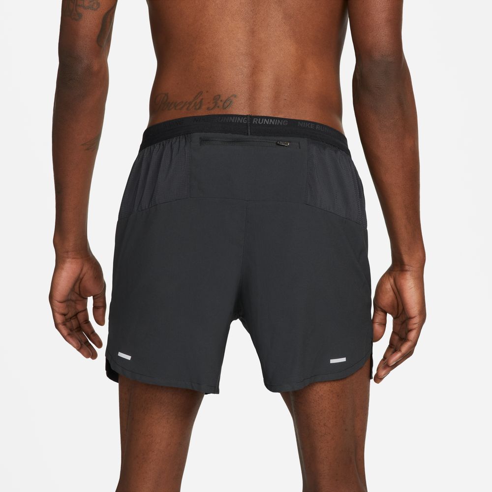 Nike Men's Dri-FIT Stride 5 Inch Shorts Black / Black - Achilles Heel