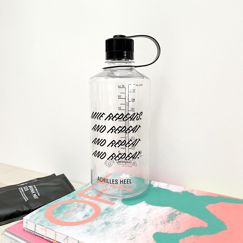 x Achilles Heel Mile Repeats Bottle Clear 1L - Achilles Heel