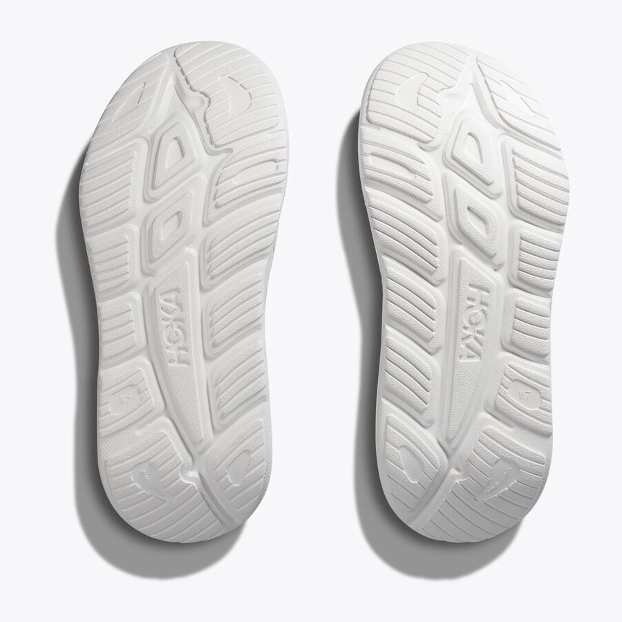 Hoka Ora Recovery Slide 3 White / White - Achilles Heel