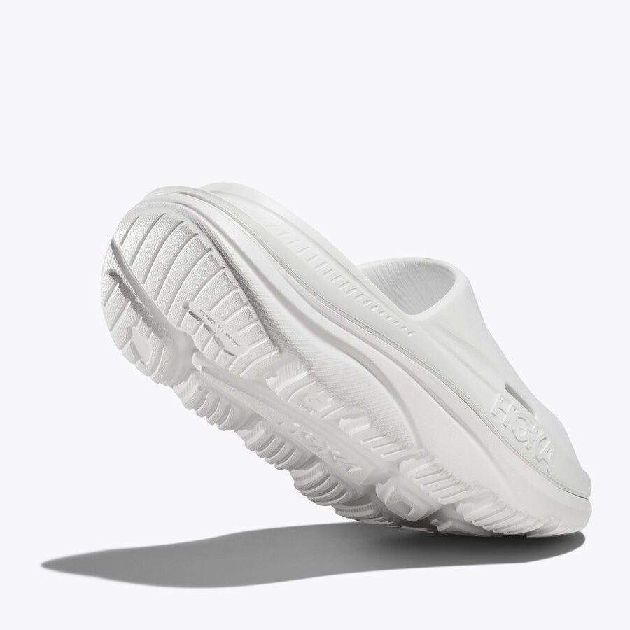 Hoka Ora Recovery Slide 3 White / White - Achilles Heel