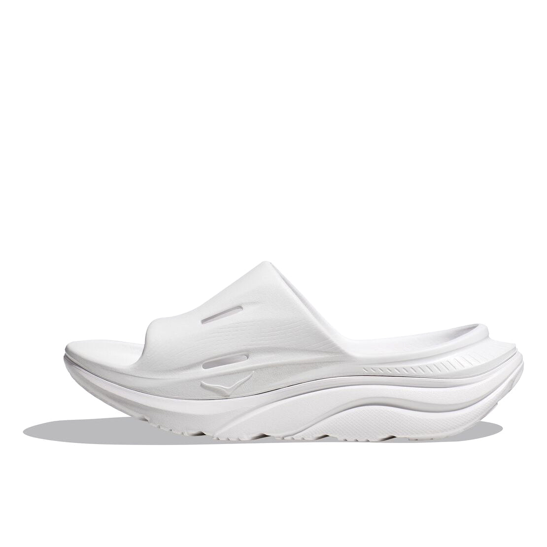 Hoka Ora Recovery Slide 3 White / White - Achilles Heel