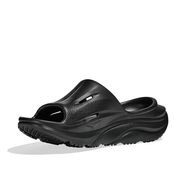 Hoka Ora Recovery Slide 3 Black / Black Achilles Heel
