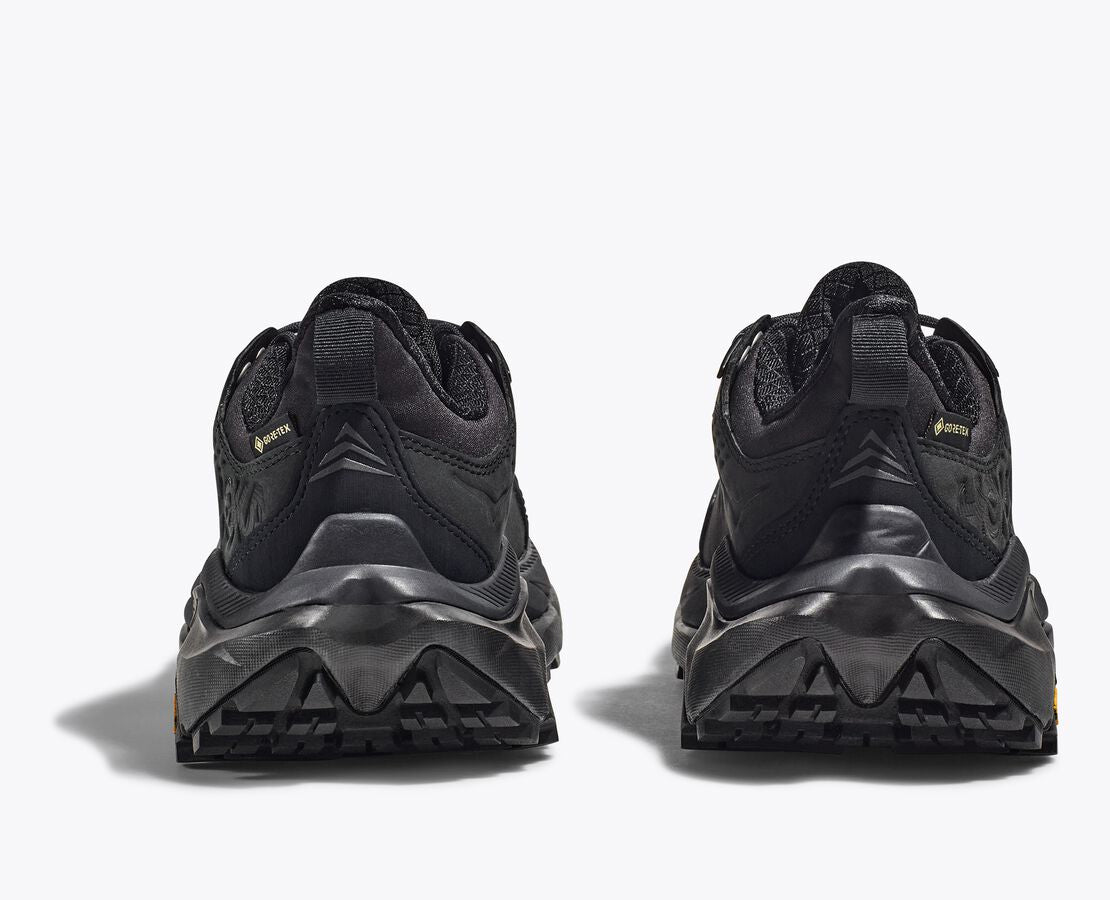 Hoka Women's Kaha 2 Low GORE-TEX Walking Shoes Black / Black - Achilles Heel