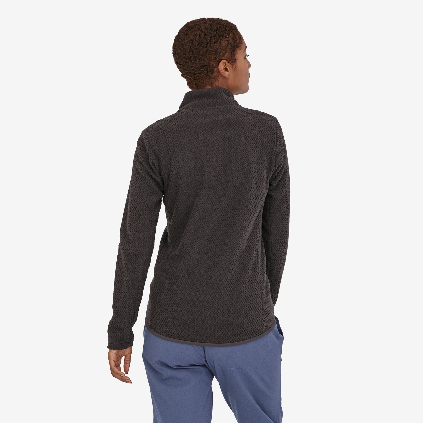 Patagonia Women's R1 Air Zip Neck Black - Achilles Heel