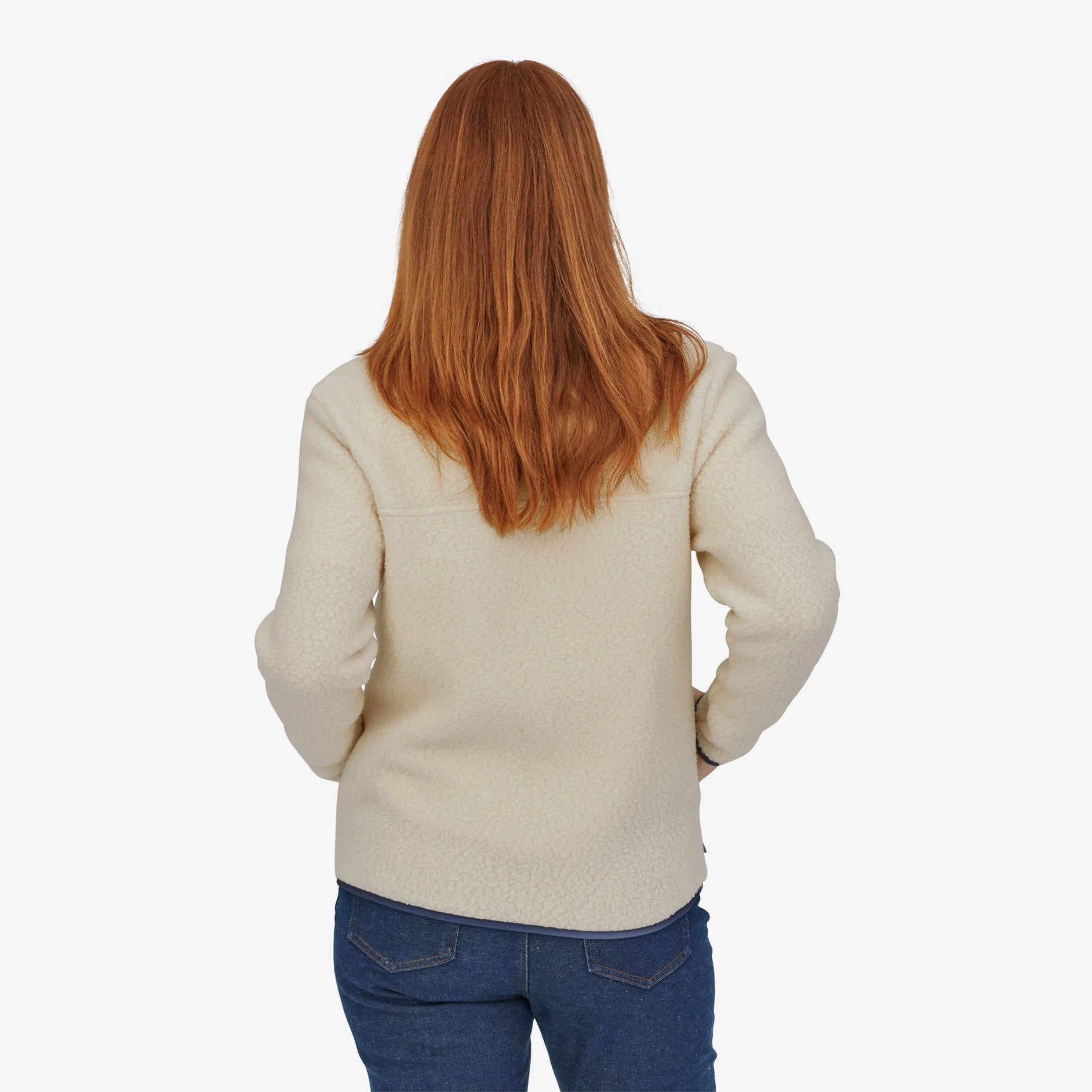 Patagonia Women's Retro Pile Fleece Jacket Natural - Achilles Heel