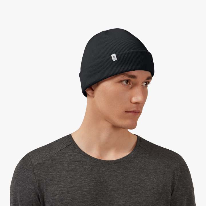 On Merino Beanie Black - Achilles Heel