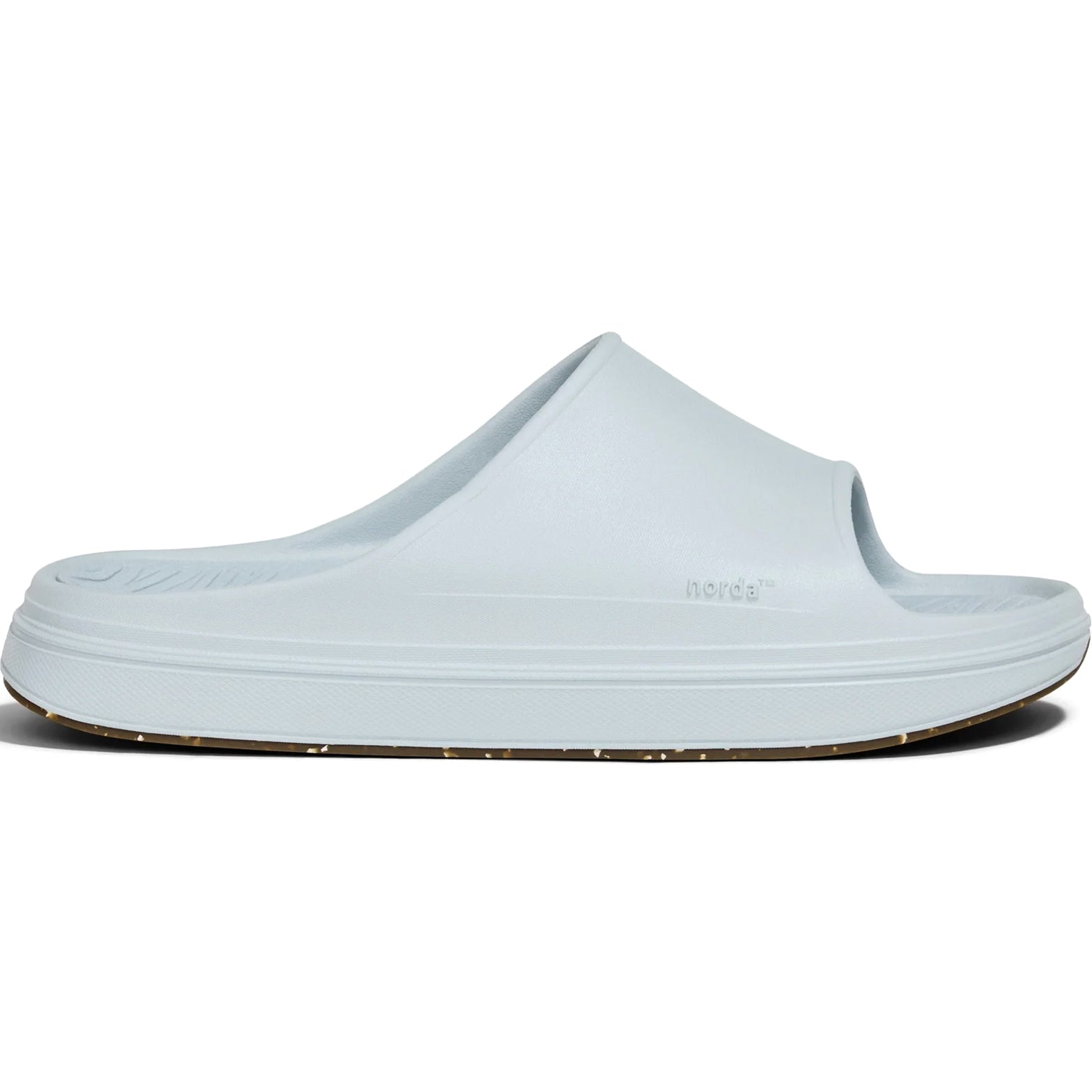 norda 008 Slide Kanagawa side view showing dual-density foam construction with denser midsole and softer foam foot strap