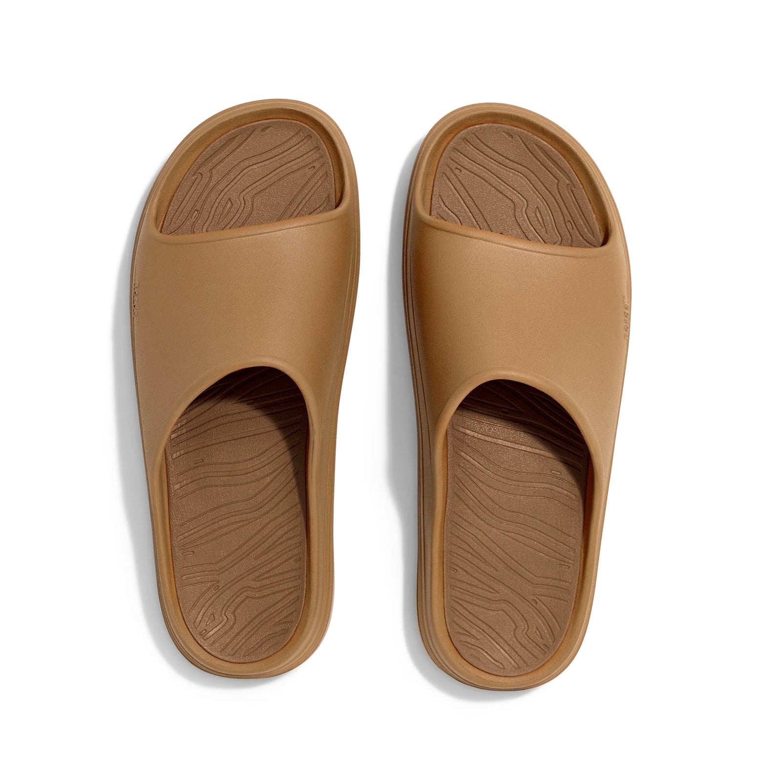 norda 008 Slide Oud top view showing textured footbed with engineered arch support and softer foam foot strap