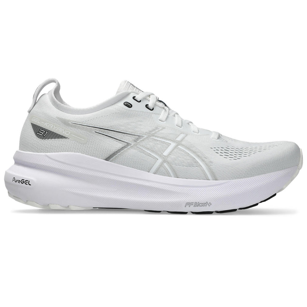 Asics Men's Gel-Kayano 31 Running Shoes White / Concrete - achilles heel
