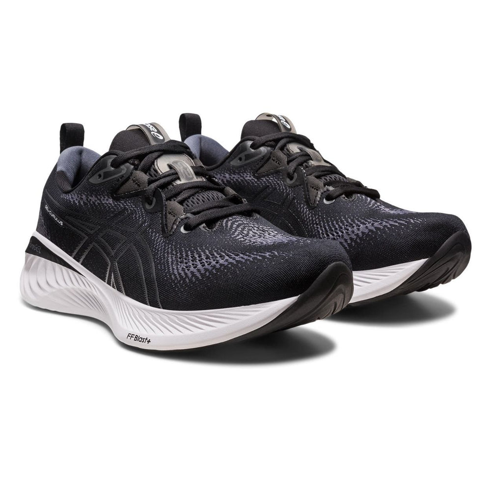 Asics Men's Gel-Cumulus 25 Running Shoes Black / Carrier Grey - achilles heel