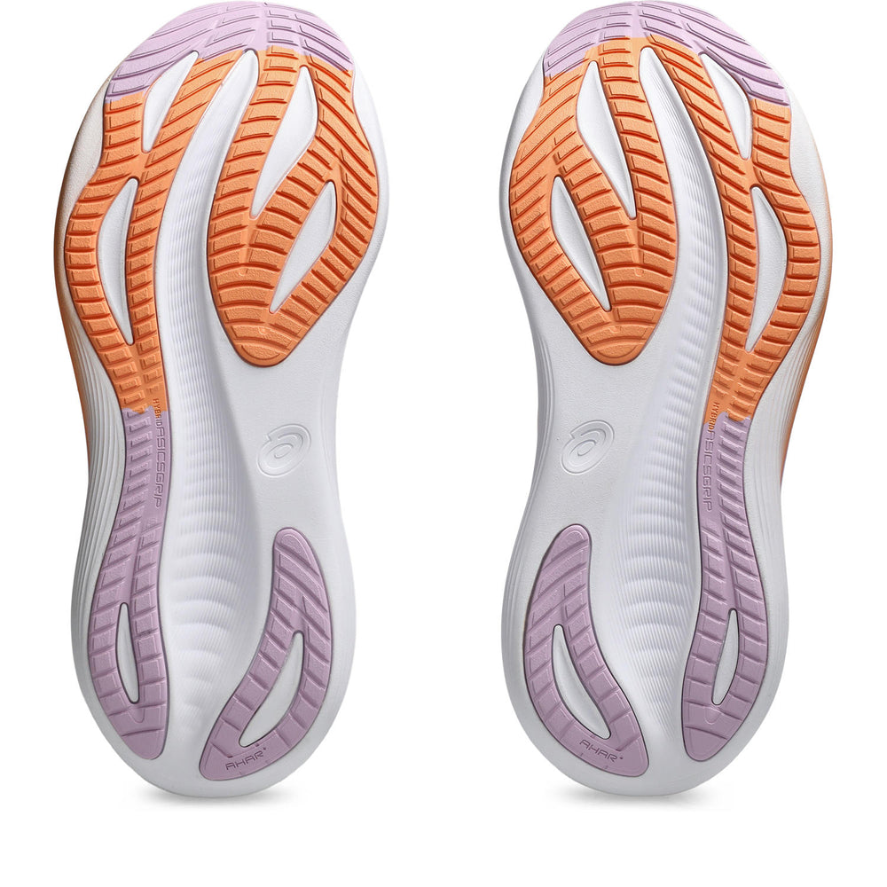 Asics Women's Gel-Nimbus 27 Running Shoes White / Light Ube - achilles heel