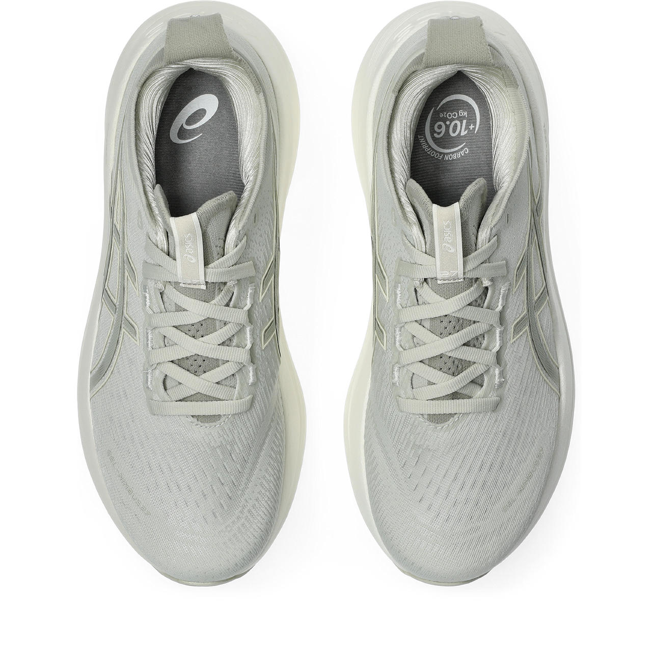 Women's Gel-Nimbus 27 Running Shoes Lake Grey / White Sage - Achilles Heel