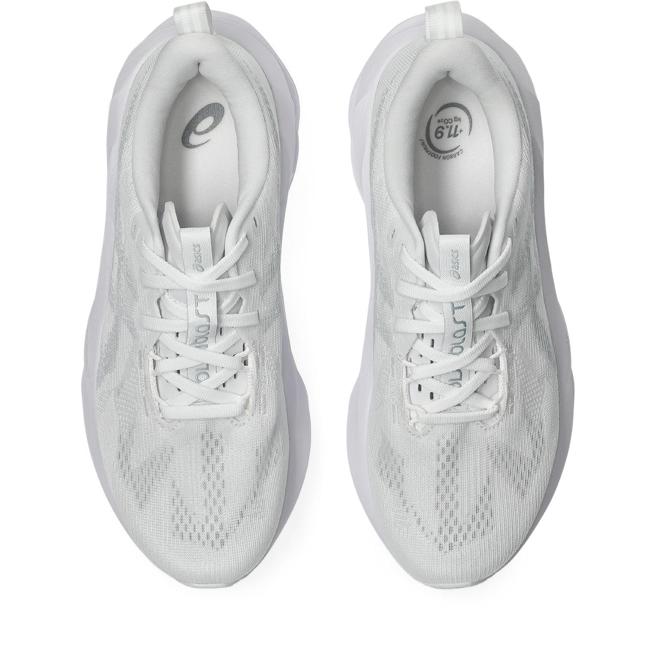 Women's Novablast 5 Running Shoes White / Piedmont Grey - Achilles Heel