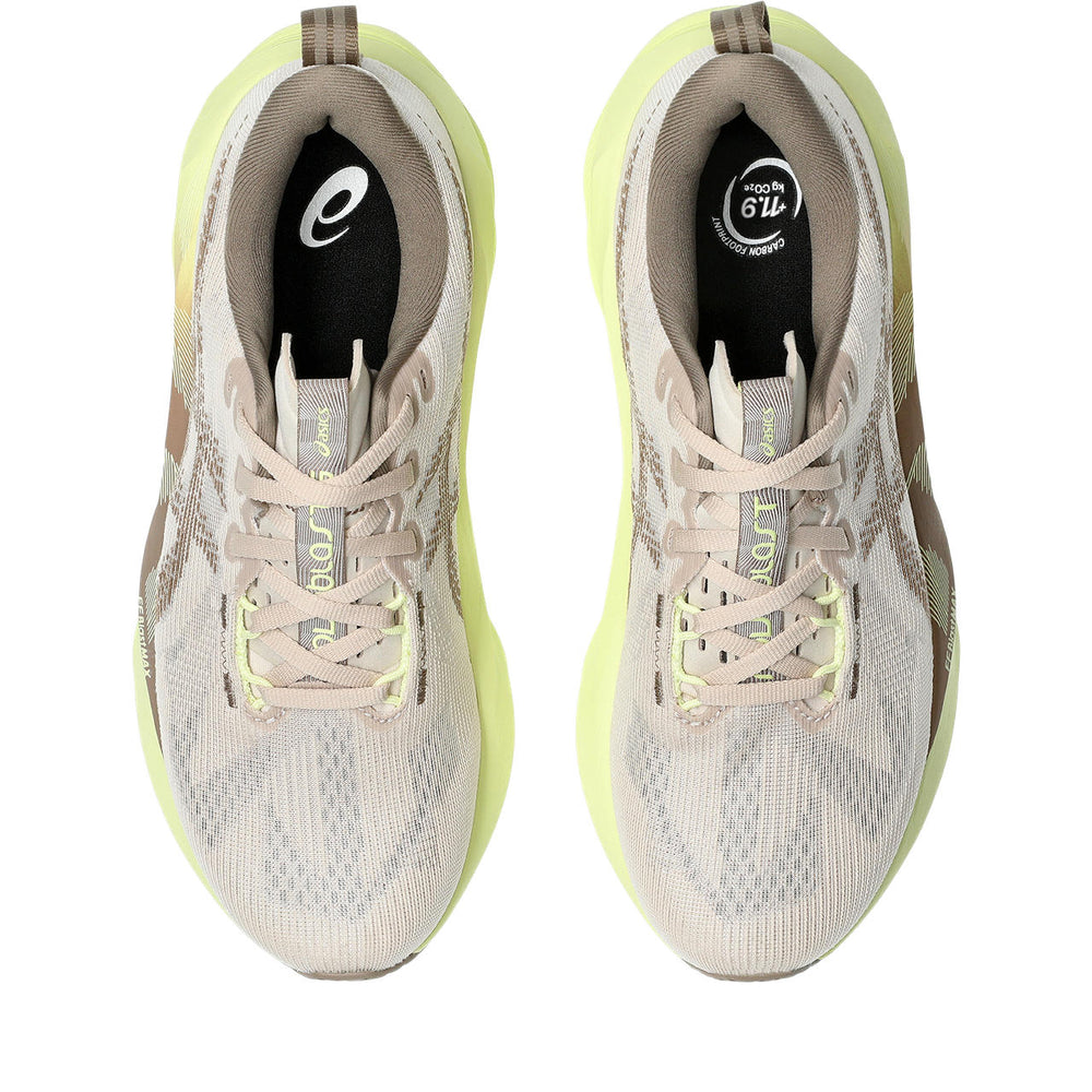 Asics Women's Novablast 5 Running Shoes Mineral Beige / Taupe Grey - achilles heel