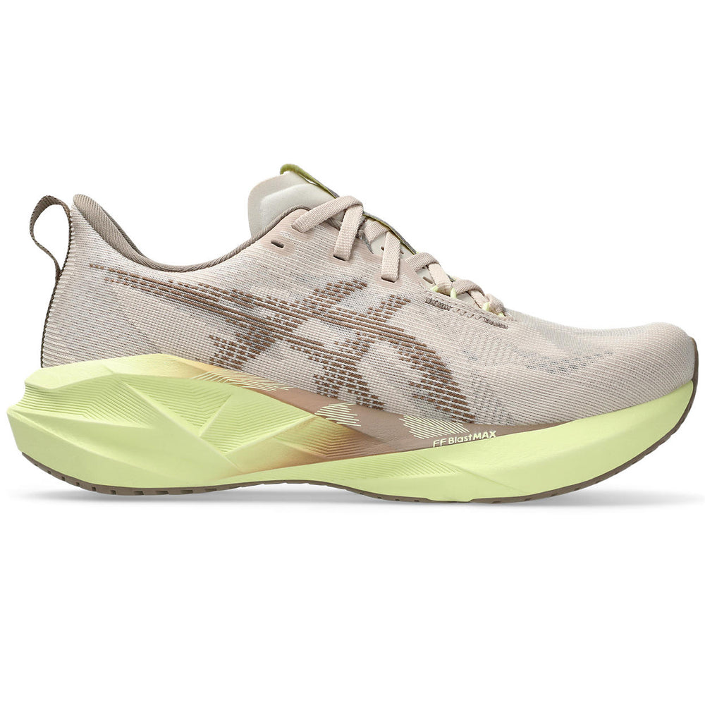 Asics Women's Novablast 5 Running Shoes Mineral Beige / Taupe Grey - achilles heel
